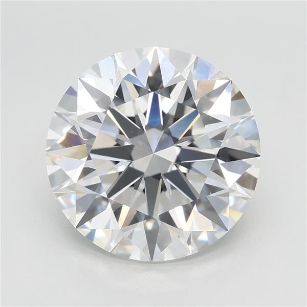 3.09ct E VVS2 Rare Carat Ideal Cut Round Lab Grown Diamond