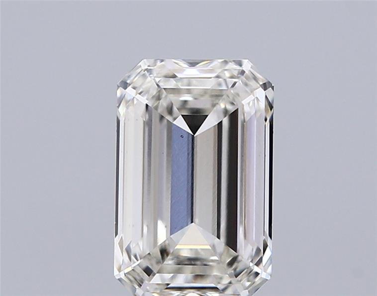 2.59ct H VS1 Rare Carat Ideal Cut Emerald Lab Grown Diamond