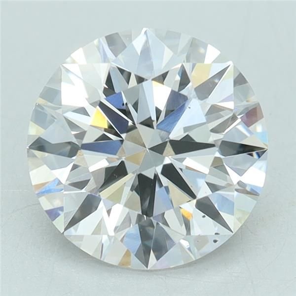 1.79ct D VS2 Rare Carat Ideal Cut Round Lab Grown Diamond