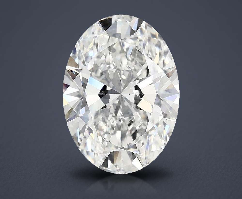 3.91 Carat Oval Lab Diamond