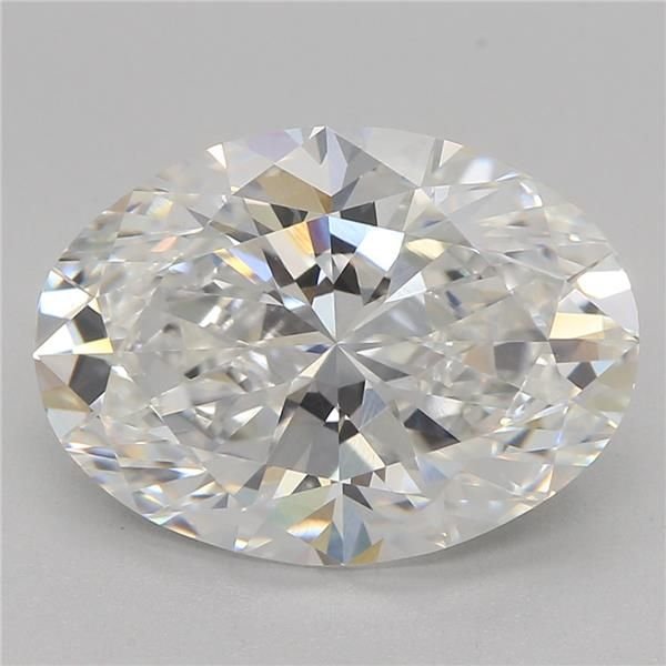 3.06ct E VS1 Rare Carat Ideal Cut Oval Lab Grown Diamond