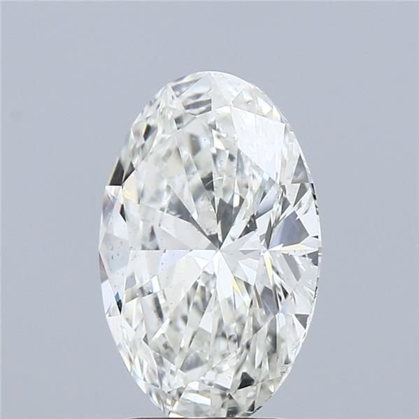 5.03ct K SI2 Rare Carat Ideal Cut Oval Diamond