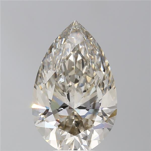 7.02ct J VS2 Rare Carat Ideal Cut Pear Lab Grown Diamond