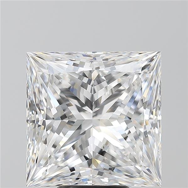 7.20ct D VS2 Rare Carat Ideal Cut Princess Diamond