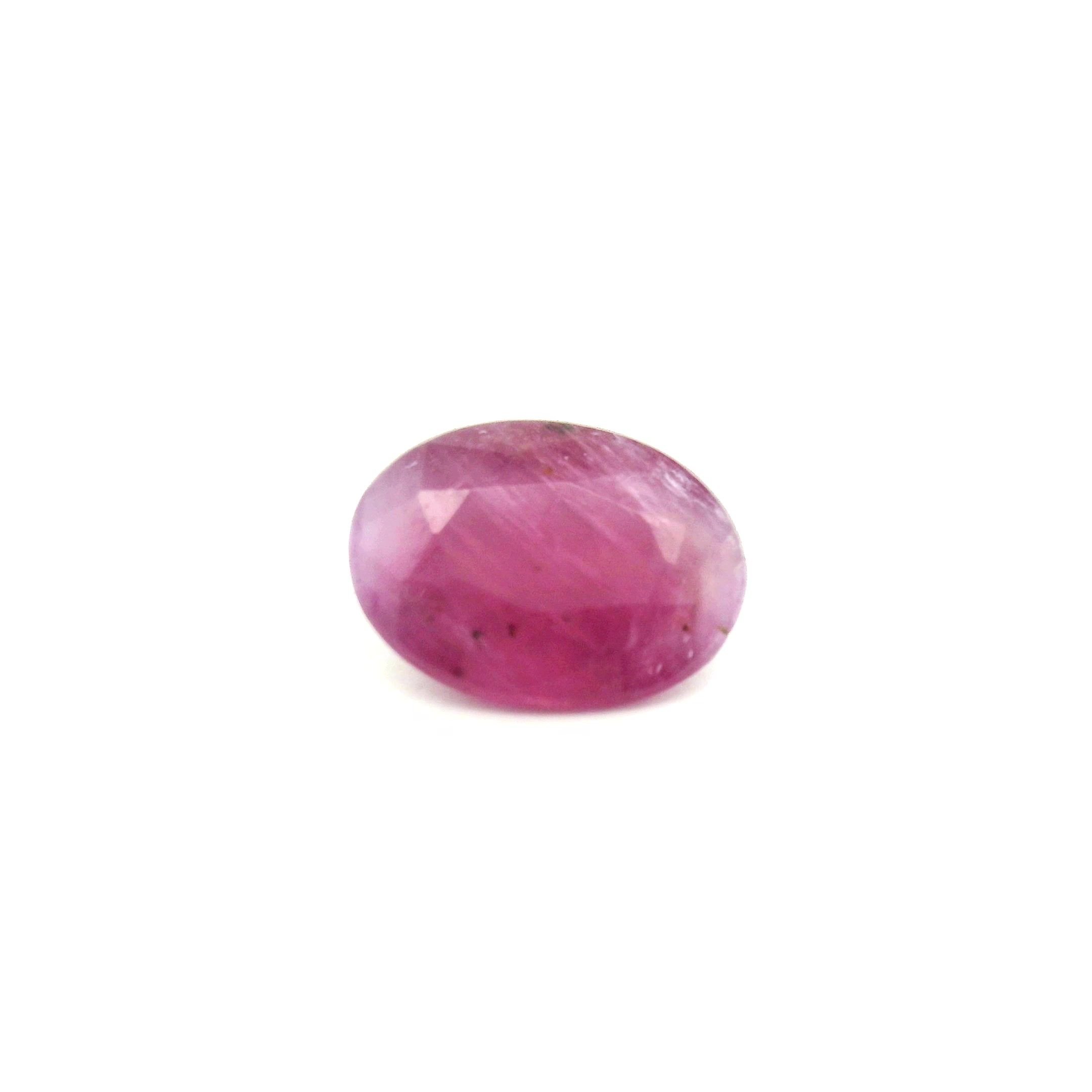 1.76 Carat Red Oval Ruby