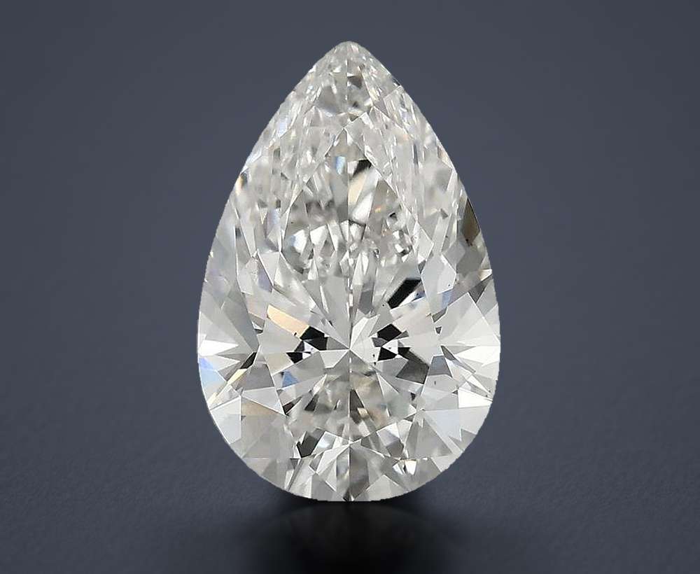 2.90 Carat Pear Lab Diamond