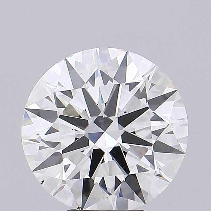 6.04ct E VS2 Rare Carat Ideal Cut Round Lab Grown Diamond