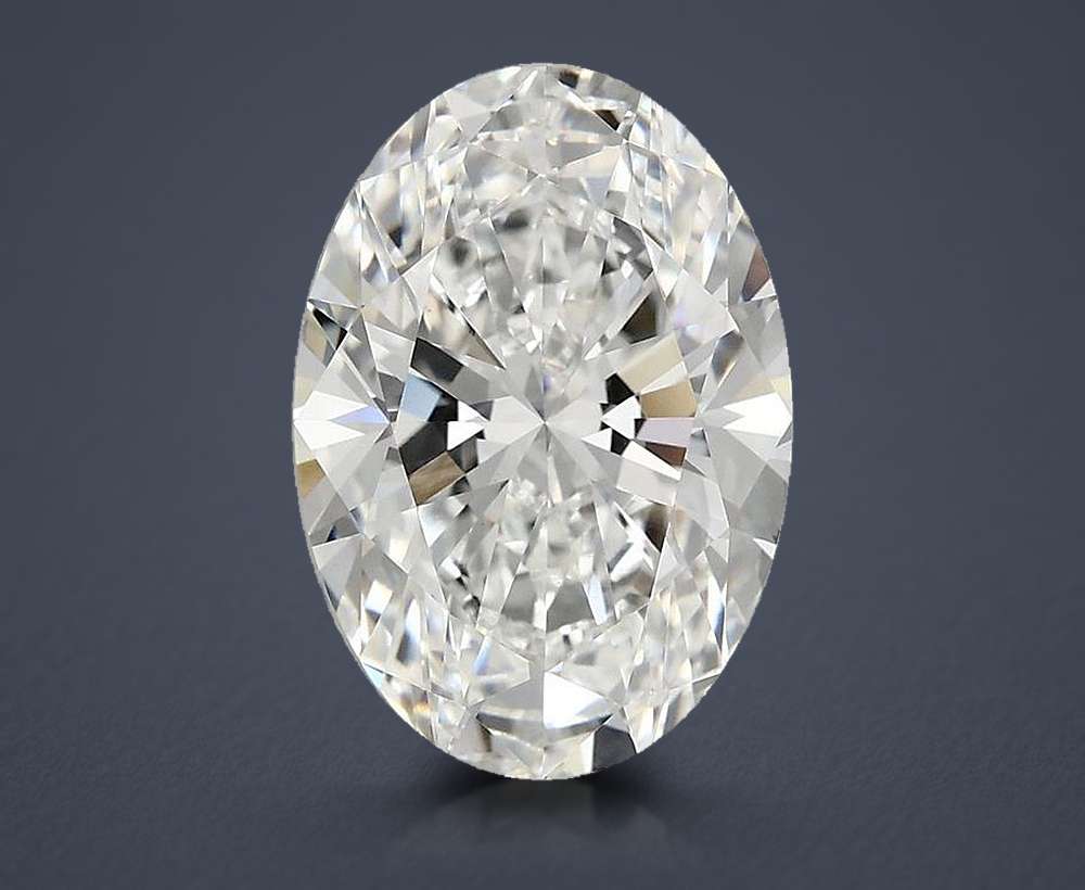 3.79 Carat Oval Lab Diamond