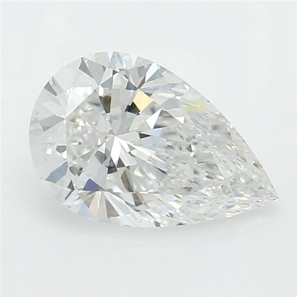 0.58ct E VS2 Rare Carat Ideal Cut Pear Lab Grown Diamond