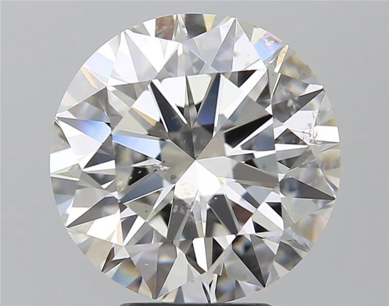 5.07ct H SI2 Rare Carat Ideal Cut Round Diamond