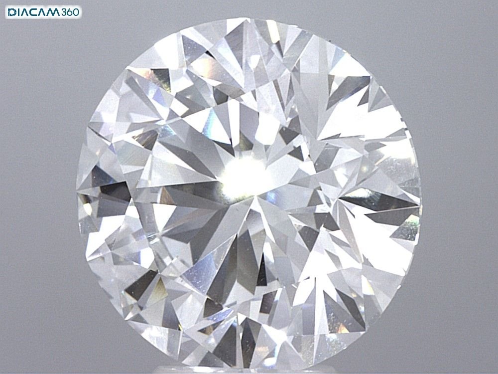 6.60ct D FL Rare Carat Ideal Cut Round Diamond