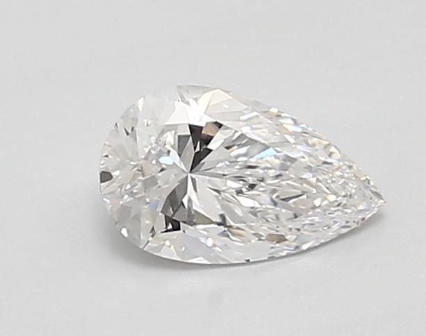 0.86ct D VVS2 Very Good Cut Pear Lab Grown Diamond