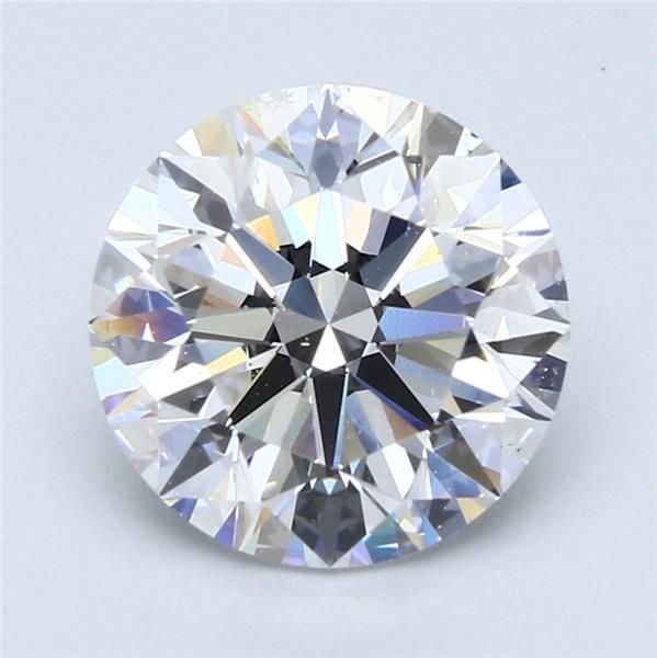 3.54ct D SI1 Rare Carat Ideal Cut Round Diamond