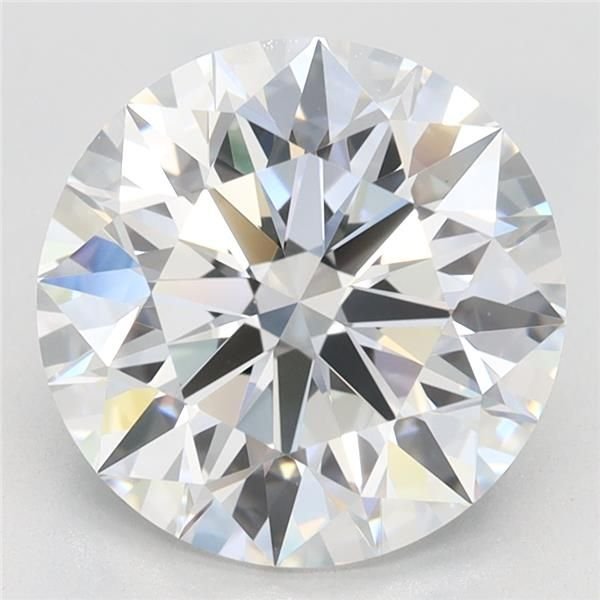 3.04ct E VVS1 Rare Carat Ideal Cut Round Lab Grown Diamond