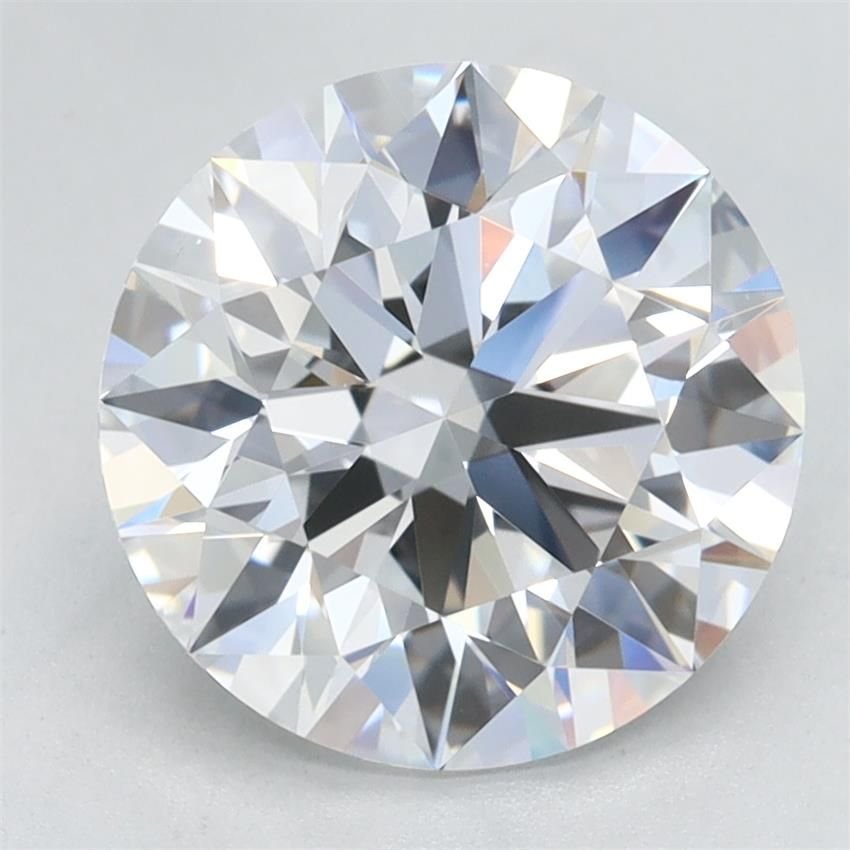 2.62ct D VVS1 Rare Carat Ideal Cut Round Lab Grown Diamond
