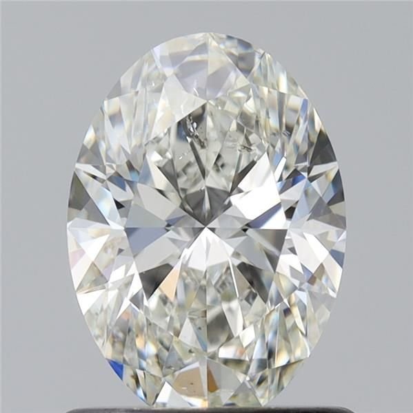 0.80ct J SI2 Rare Carat Ideal Cut Oval Diamond