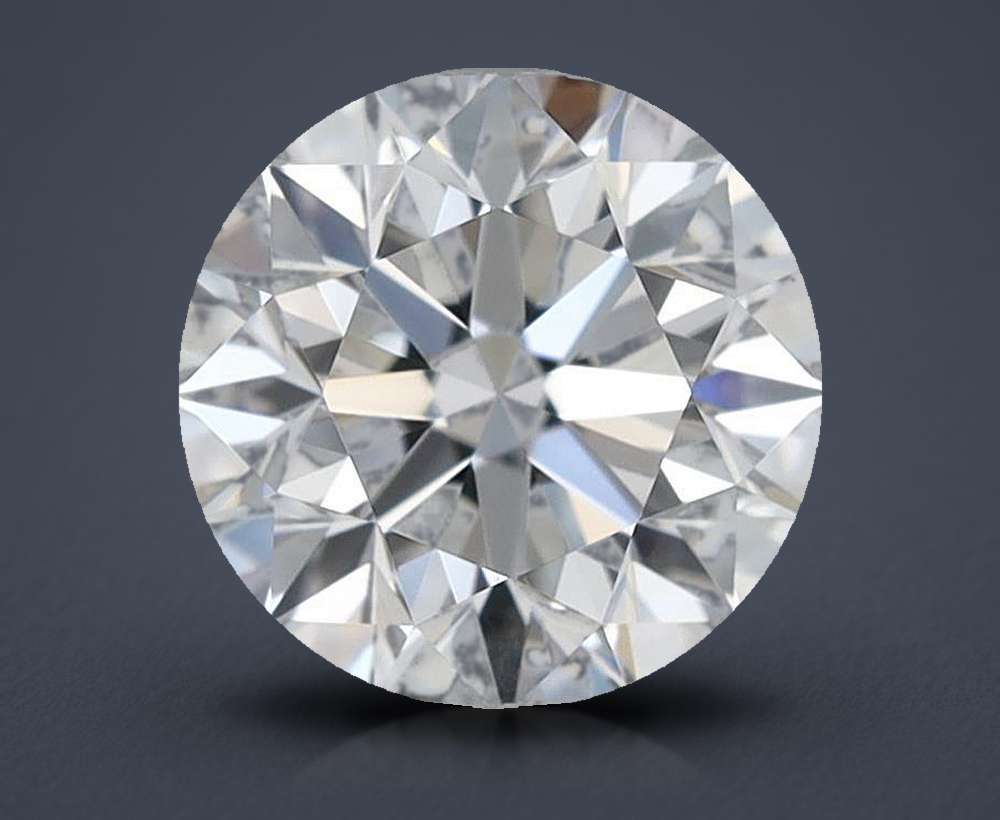 0.59 Carat Round Natural Diamond