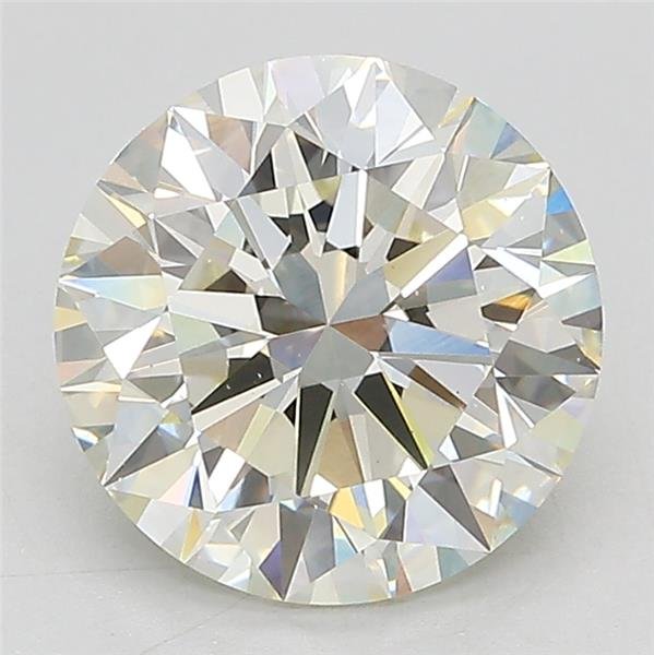 3.03ct J VS2 Excellent Cut Round Lab Grown Diamond