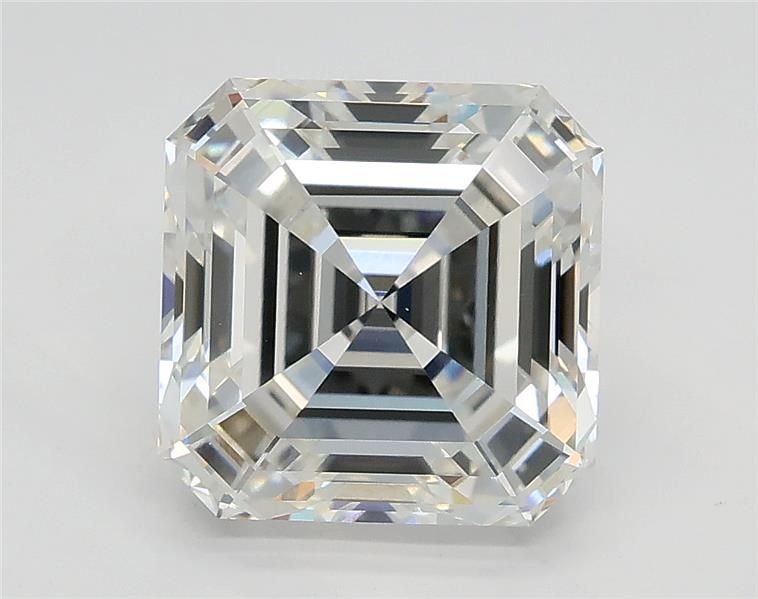 2.74ct F VVS2 Rare Carat Ideal Cut Asscher Lab Grown Diamond