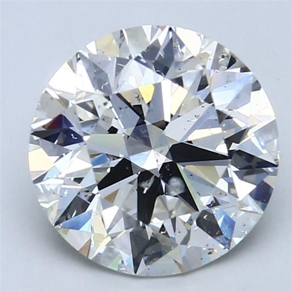 4.03ct G SI2 Excellent Cut Round Diamond