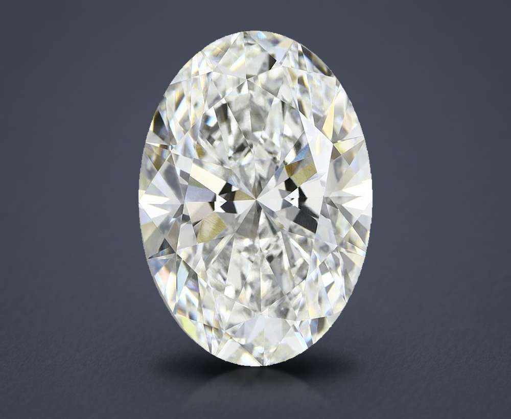8.04 Carat Oval Lab Diamond