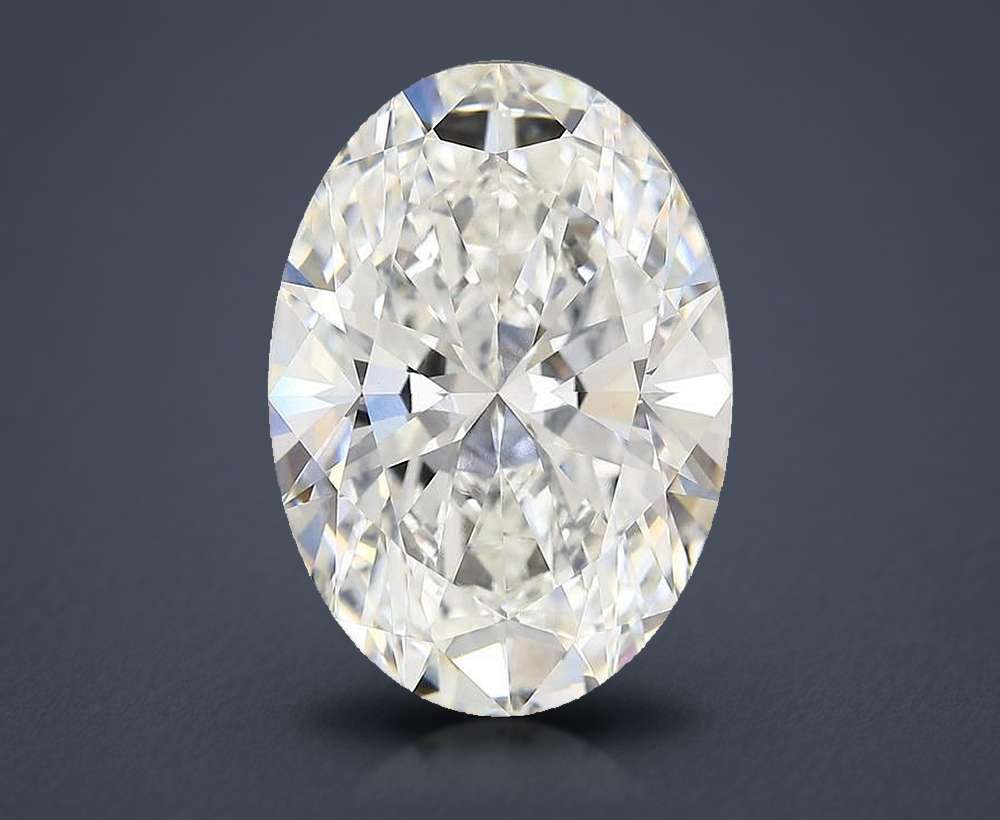 8.04 Carat Oval Lab Diamond