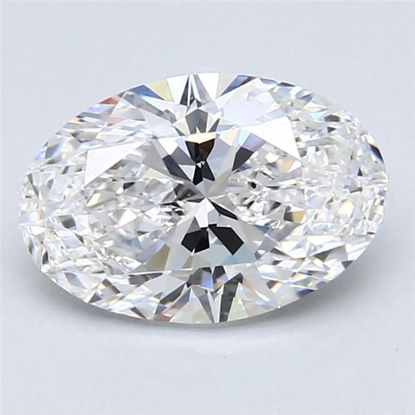 2.50ct D VS2 Rare Carat Ideal Cut Oval Diamond