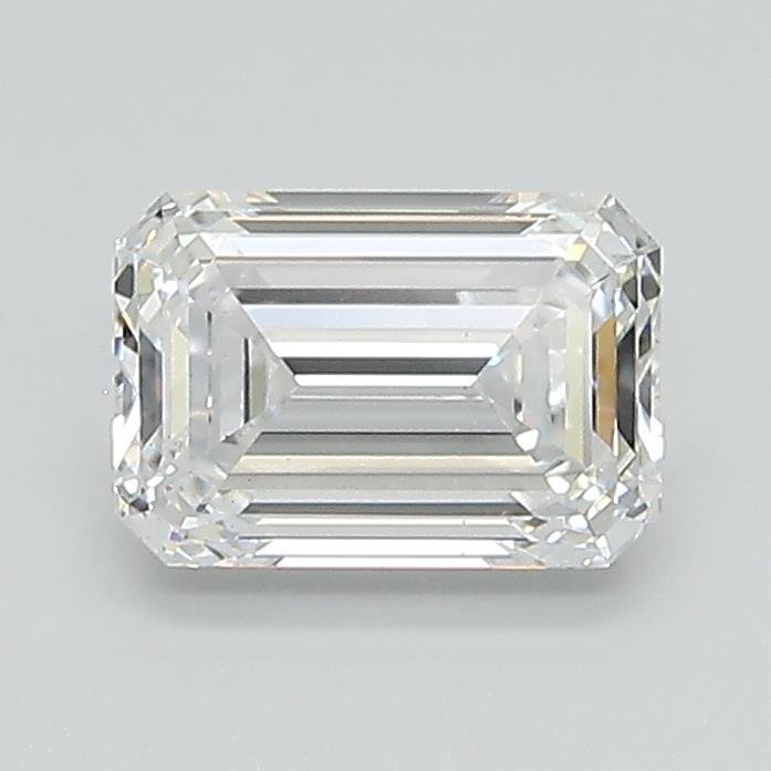 1.10ct F VS1 Rare Carat Ideal Cut Emerald Lab Grown Diamond