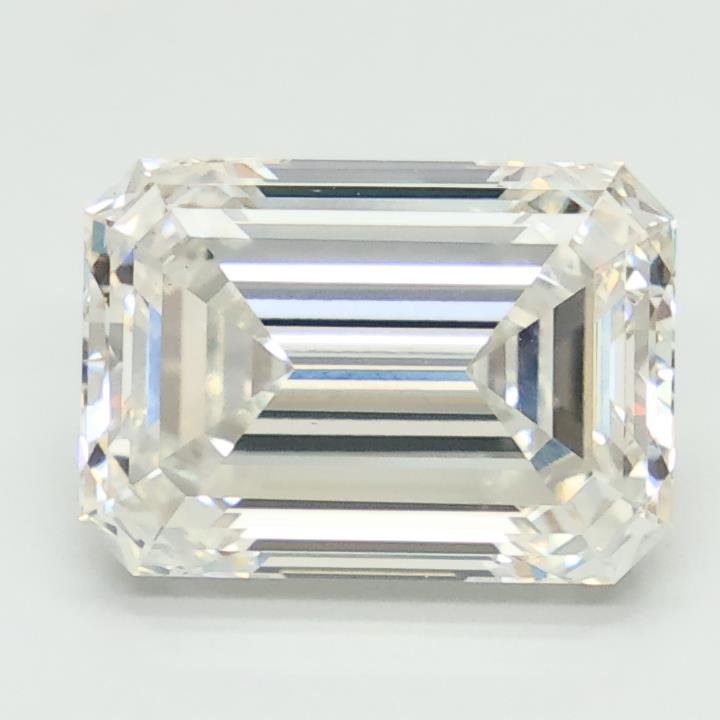 3.00ct G VS2 Rare Carat Ideal Cut Emerald Lab Grown Diamond