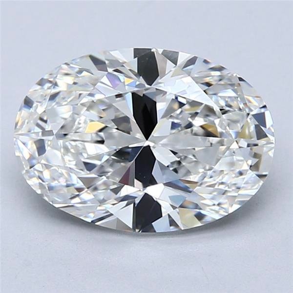 3.01ct F IF Very Good Cut Oval Diamond