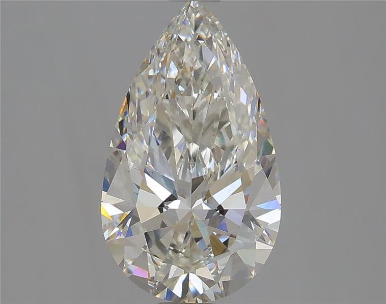 1.62ct G VS2 Rare Carat Ideal Cut Pear Lab Grown Diamond