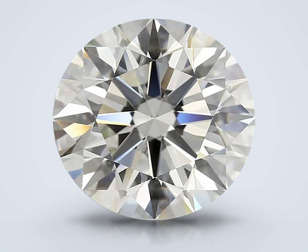 3.73 Carat Round Natural Diamond
