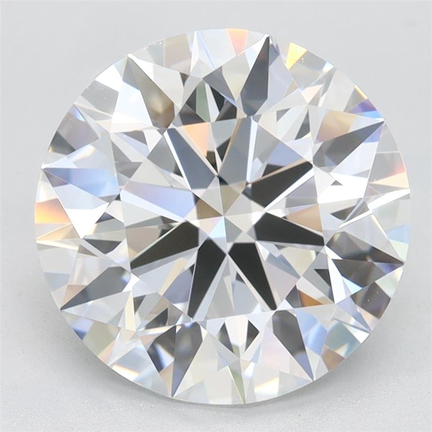 3.66ct D VVS2 Rare Carat Ideal Cut Round Lab Grown Diamond