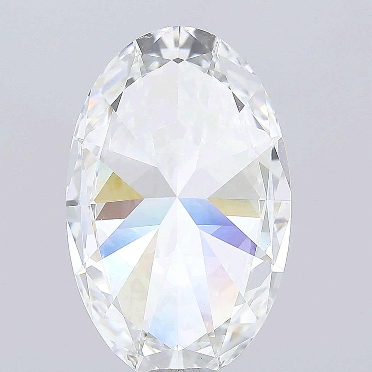 13.57ct F VVS2 Rare Carat Ideal Cut Oval Lab Grown Diamond