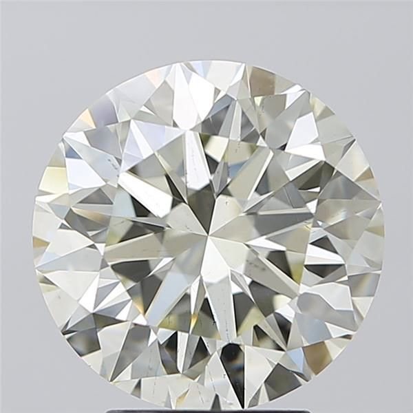 4.05ct K VS2 Excellent Cut Round Diamond