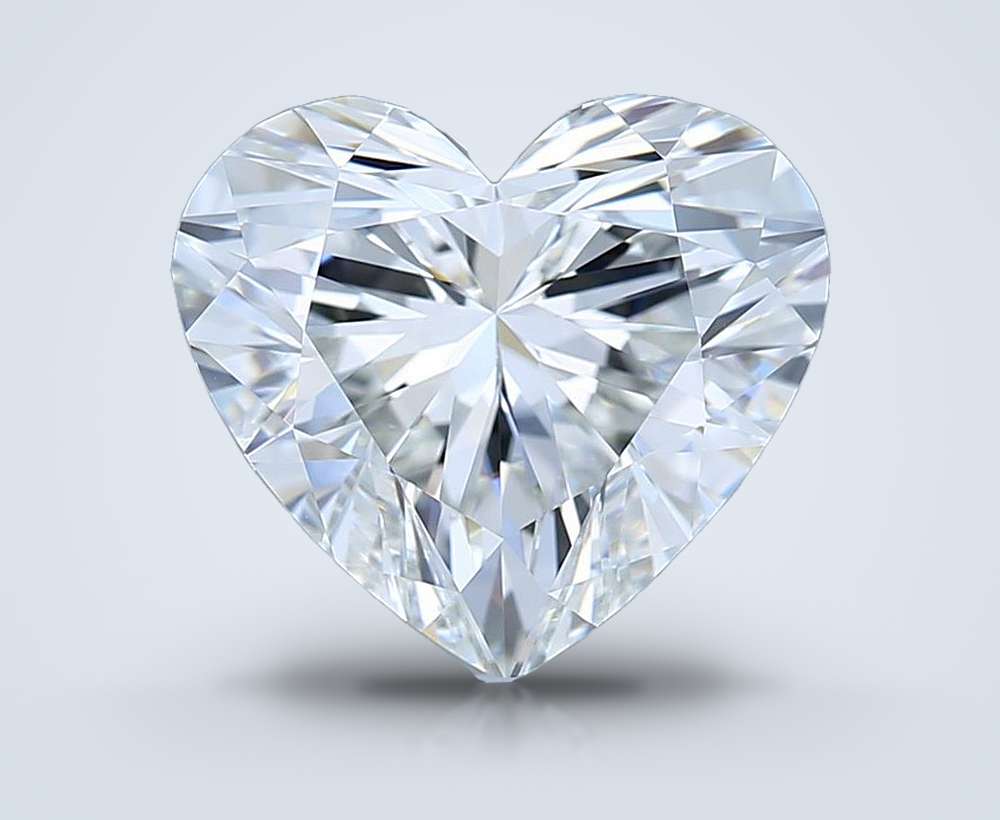 2.40 Carat Heart Lab Diamond