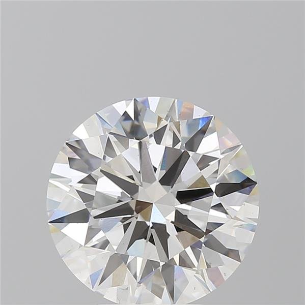 5.12ct H VS2 Rare Carat Ideal Cut Round Lab Grown Diamond