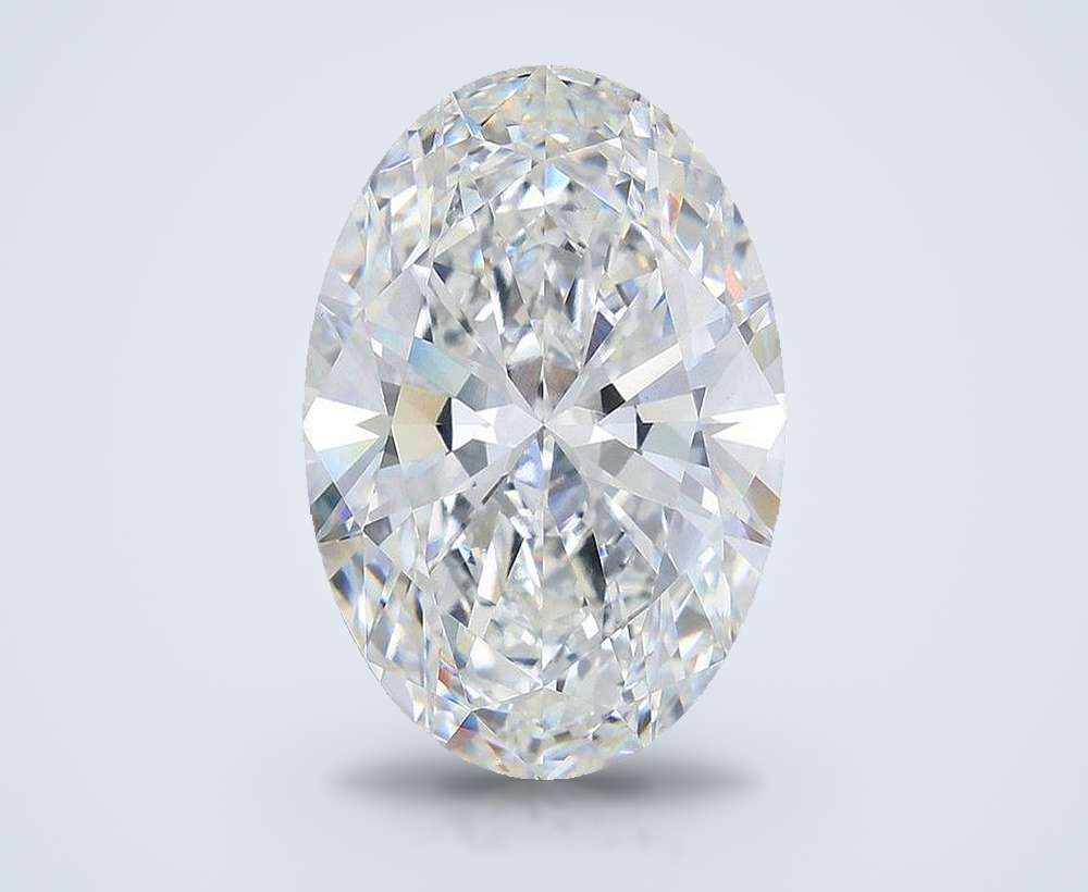 12.53 Carat Oval Lab Diamond