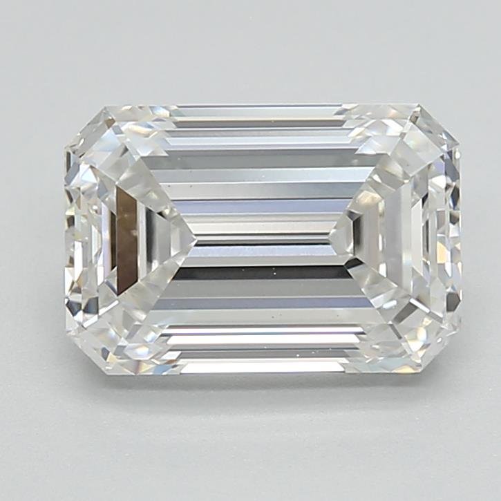 2.07ct G VVS2 Rare Carat Ideal Cut Emerald Lab Grown Diamond