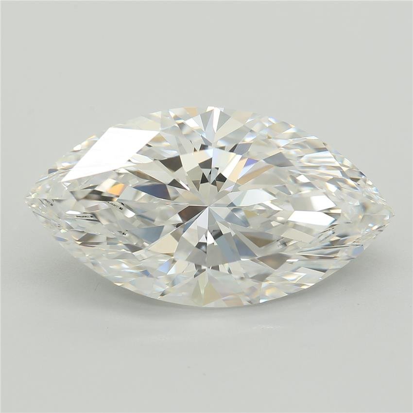 5.57ct E VVS2 Rare Carat Ideal Cut Marquise Lab Grown Diamond