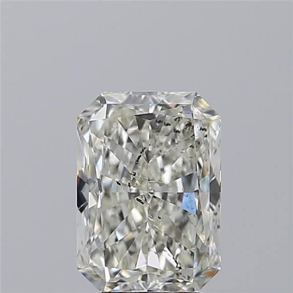 3.01ct J SI2 Rare Carat Ideal Cut Radiant Diamond