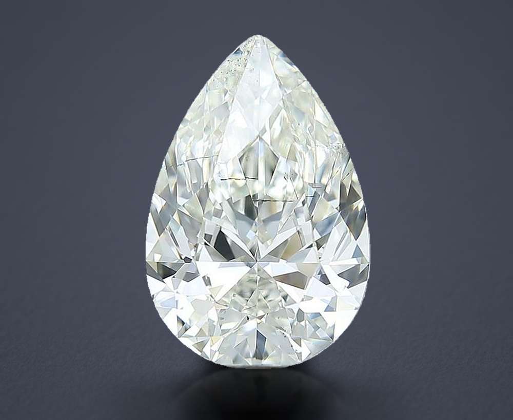 3.01 Carat Pear Natural Diamond