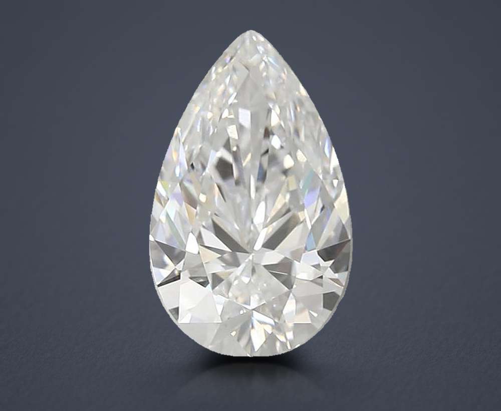 3.22 Carat Pear Lab Diamond
