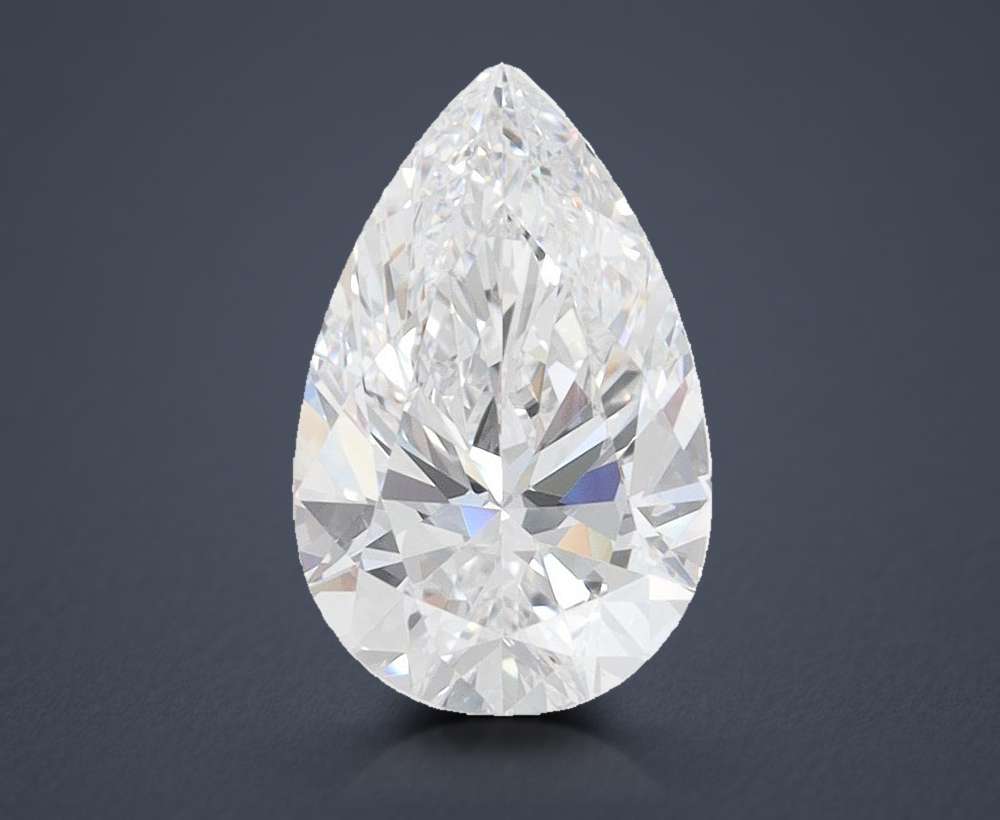 2.00 Carat Pear Lab Diamond