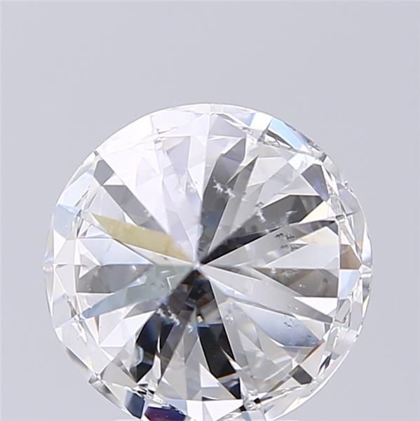 3.02ct E SI2 Rare Carat Ideal Cut Round Diamond