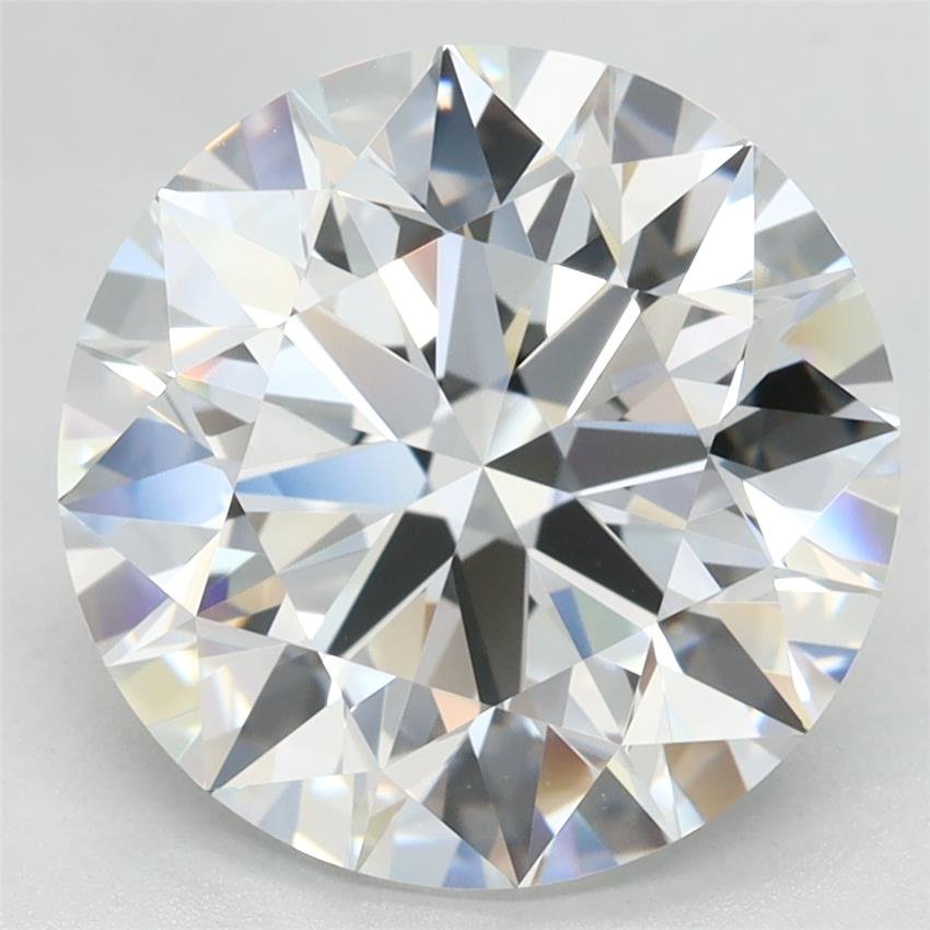 4.47ct D VVS2 Rare Carat Ideal Cut Round Lab Grown Diamond