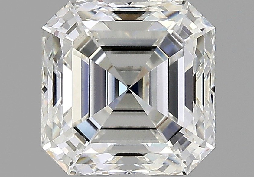 3.07ct I VVS1 Rare Carat Ideal Cut Asscher Diamond