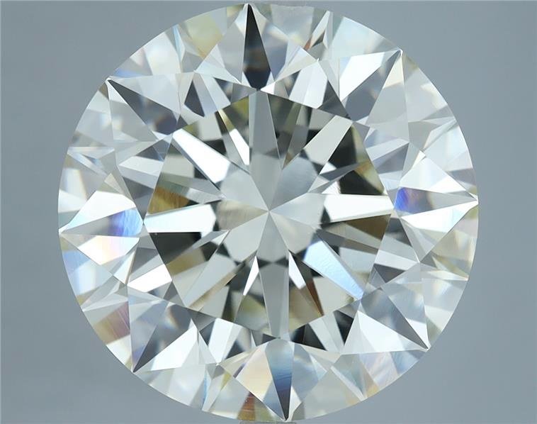 10.89ct K VVS2 Rare Carat Ideal Cut Round Diamond