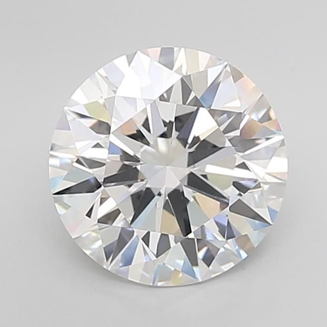5.05ct E VVS2 Rare Carat Ideal Cut Round Lab Grown Diamond