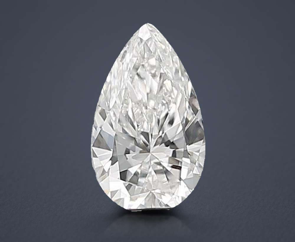 0.63 Carat Pear Lab Diamond